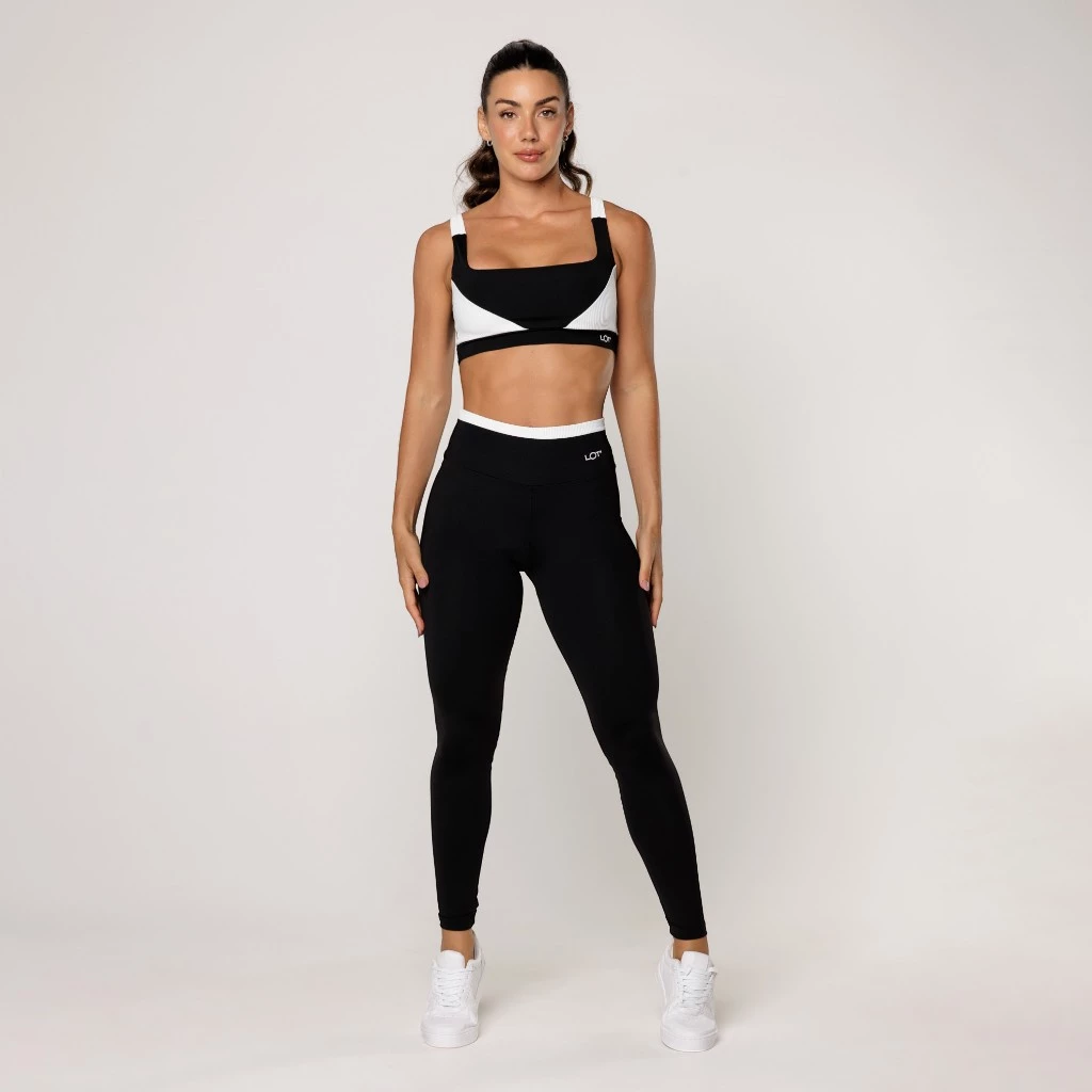 Lot Preto & Branco — Preto com Recorte Branco